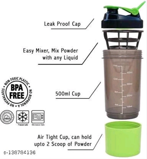 Multipurpose PRO SHAKER bottle with stainless steel PC 14 Mh