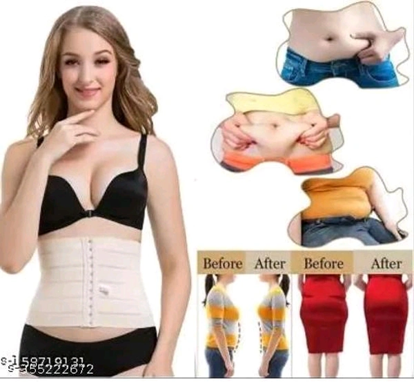 Women's Cotton Stretch Body Slimming Belt (Skin)PC 27 Mh