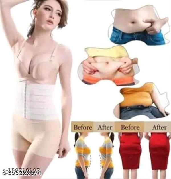 Women's Cotton Stretch Body Slimming Belt (Skin)PC 27 Mh