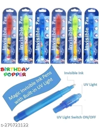 Stylish Invisible Ink Magic Pen with UV-Light Birthday Return -dy22mh