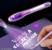 Stylish Invisible Ink Magic Pen with UV-Light Birthday Return -dy22mh