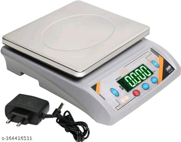 Quality Weight Machine For Kitchen/Shop With Power Adapter & 4V Re-Chargeable Battery Weighing Scale BB-60MH