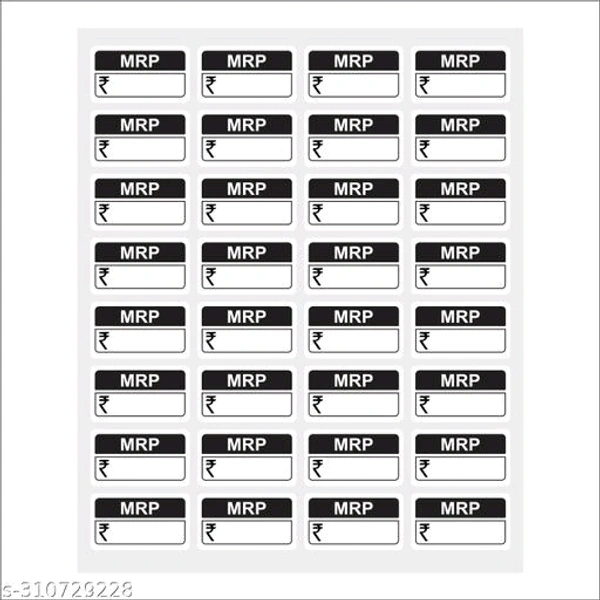 MRP Label Sticker Paper Sheet-dy76mh