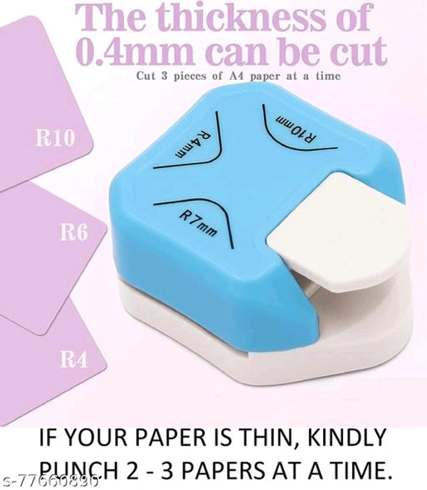 Qatalitic 3 in 1 Corner Cutter Punch -dy07mh