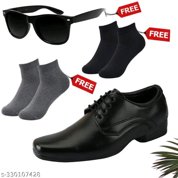Unique Trendy Formal Shoes/Party Shoes/Multicolour Free Sunglasses & Free Socks Combo/For Men BRC-0241-dy43mh - 1, 6
