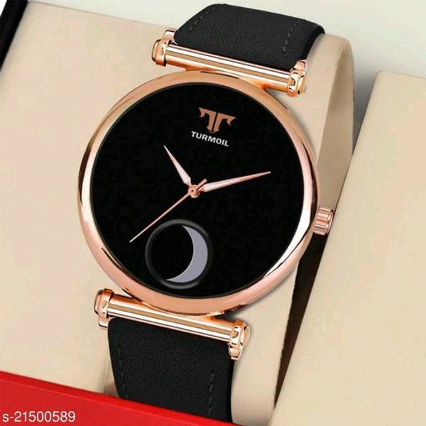 NESTER R-101-Maroon Leather Strap Moon Designed Mens And Boys Analog Watch BB-52MHBRC-0426 - 1