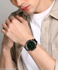 EDDY HAGER 800-BK Digital Army Sports Analog Watch - For Men BB-99MHBRC-0493