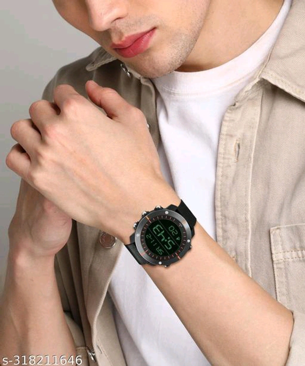 EDDY HAGER 800-BK Digital Army Sports Analog Watch - For Men BB-99MHBRC-0493
