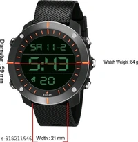 EDDY HAGER 800-BK Digital Army Sports Analog Watch - For Men BB-99MHBRC-0493