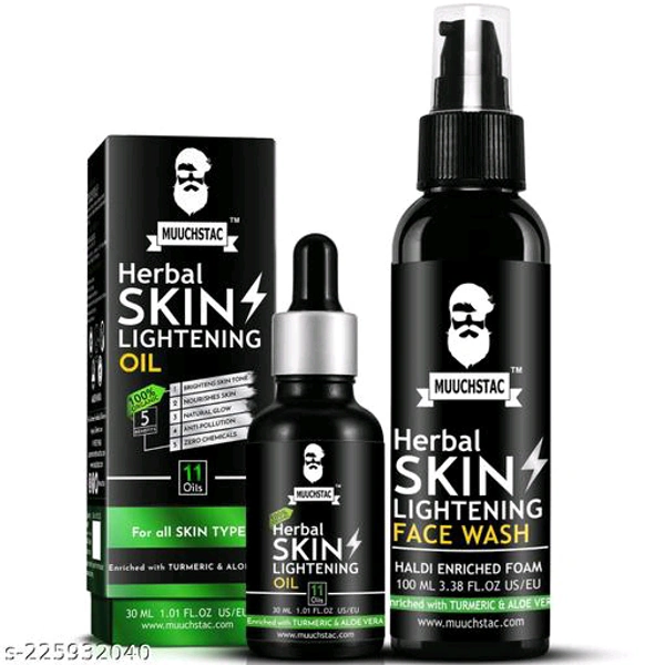 Muuchstac Herbal Skin Lightening Oil (30 ml) with Face Wash BB-79MHBRC-0661