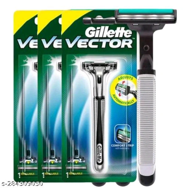 Gillette Vector Plus - Manual Shaving RazorBB-22MHBRC-0717