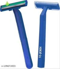 VI-JOHN Master Stroke Twin Blade Shaving Razors With Lubricating Aloe Vera Strip Pack 10 (Pack of 10)BB-30MHBRC-0752