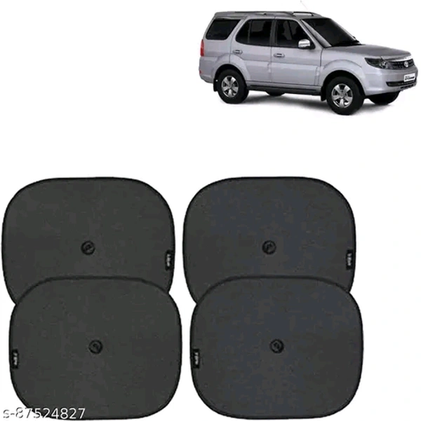 Aksmit Side Window Sun Shade For Maruti Suzuki Alto 800 (Black, Pack Of 4) BRC-1105-dy53mh - 1