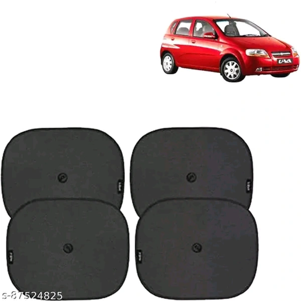 Aksmit Side Window Sun Shade For Maruti Suzuki Alto 800 (Black, Pack Of 4) BRC-1105-dy53mh - 1