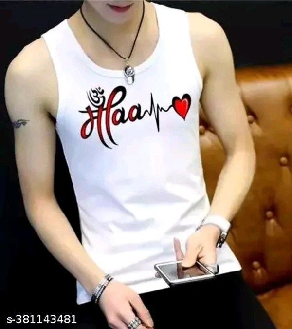 Maa HeartBeat Men Printed Sando BRC-1748-dy18mh - S