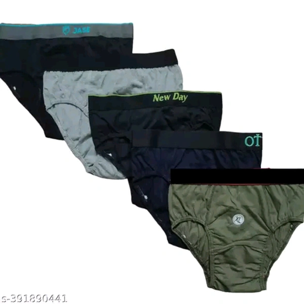 Anzo Mens cotton Brief frenchie Underwear combo Set BRC-1775-dy43mh - 75