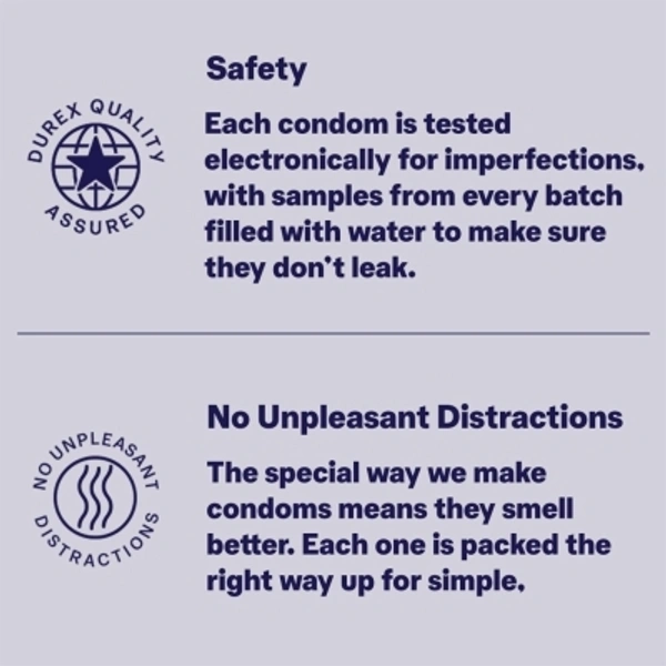 DUREX Extra Time CondomPremium, Premium & Ultra Thin Condom - L