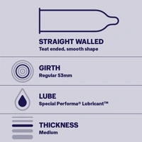 DUREX Extra Time CondomPremium, Premium & Ultra Thin Condom - L