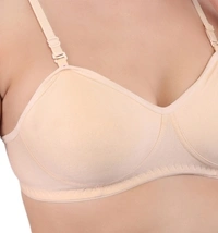 Regular Effectinn Admiss Seamless Cup Soft Padded Bra Women Full Coverage Lightly Padded Bra - Skin