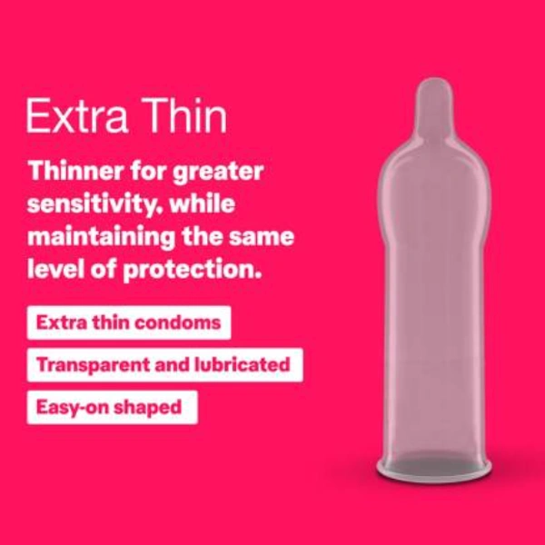 durex DUREX Extra Thin Condom  (3 Sheets)