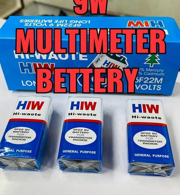9 W HlW Multimeter Battery 