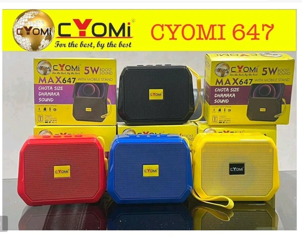 Cyomi Max 647 Wireless 5W Speaker 