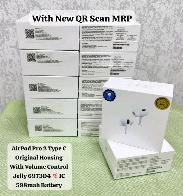 Airpods Pro 2 Imported OG Type C 598Mah Battery 