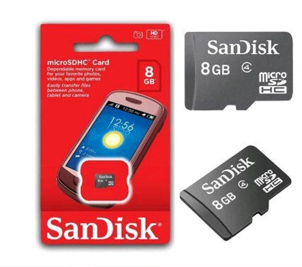 SanDisk microSDHC 8 GB Memory Card 