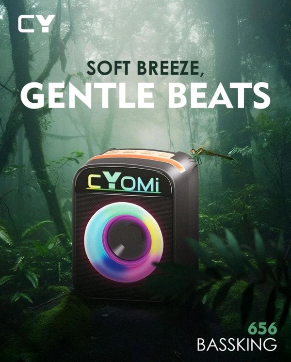 Cyomi 656 Bassking Gentle Wireless Speaker 8Watt