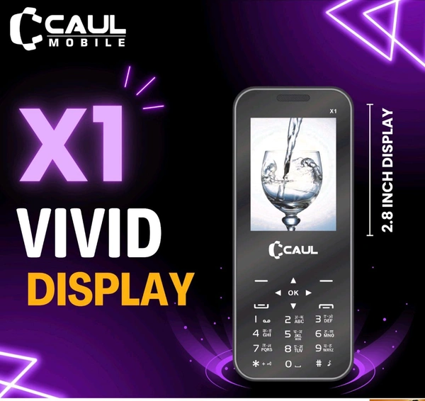 Caul X1 VIVID DISPLAY KEYPAD MOBILE 