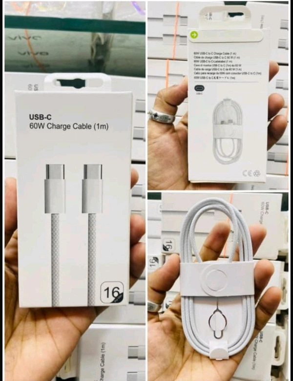 USB C-C 60 Watt iPhone Cable Imported OG Series 