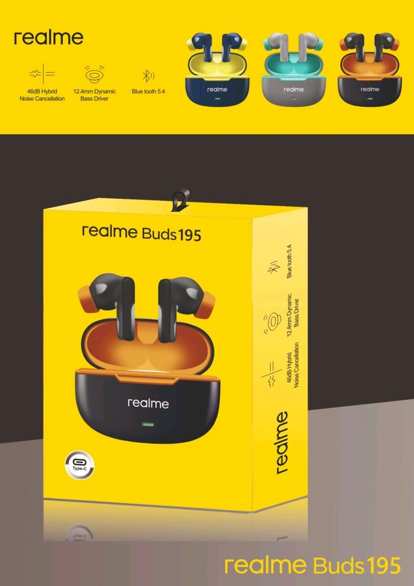 REALME BUDS 195 IMPORTED OG TYPE SUPER BASS