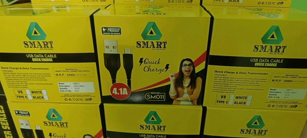 SMART 4.1A QUICK CHARGE V8/MICRO DATA CABLE (SET OF 10)