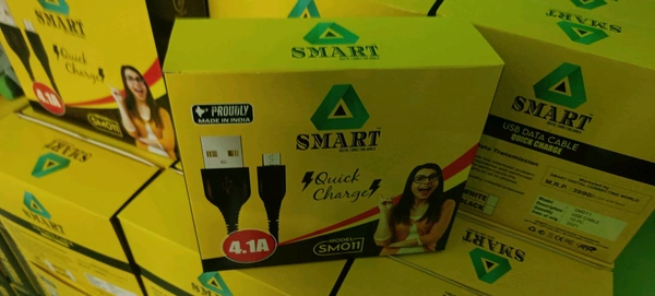 SMART 4.1A QUICK CHARGE V8/MICRO DATA CABLE (SET OF 10)