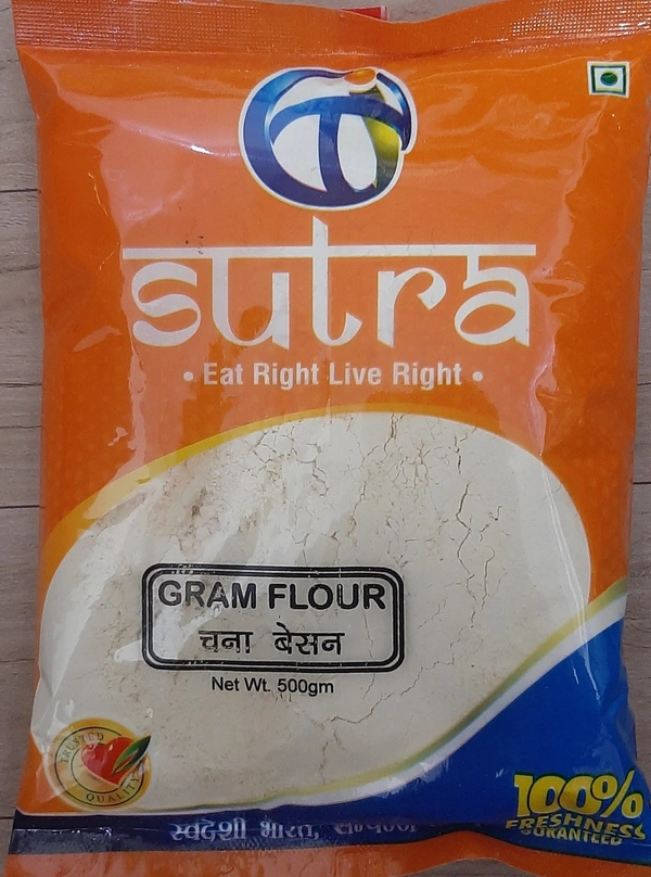 Sutra Chana Besan - Yellow, 500gm