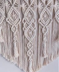 Macrame Bohemian Wall Hanging - 72cmx80cm, Natural