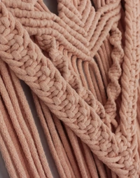 Macrame Wall Hanging - 40cmx70cm, Peach