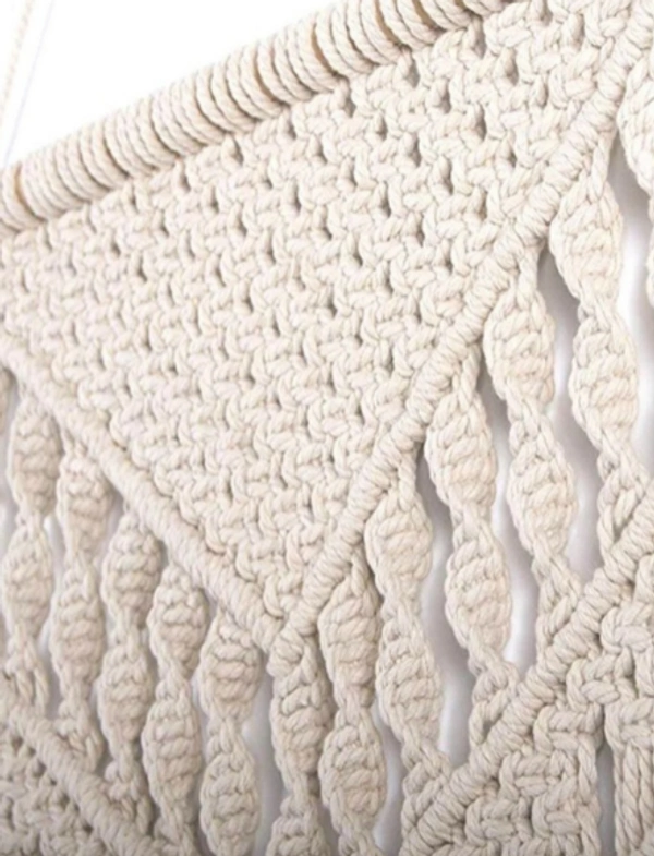 Macrame Wall Hanging - 36cmx80cm, Natural