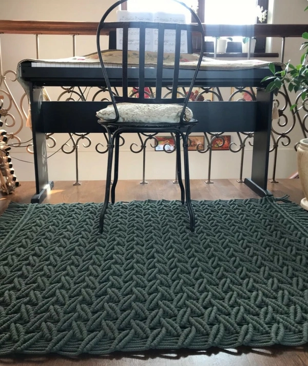 Macrame Rug - 100cmx150cm, Khaki