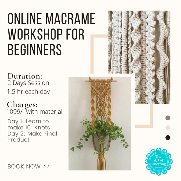 Online Macrame Workshop For Beginners 2 Day 