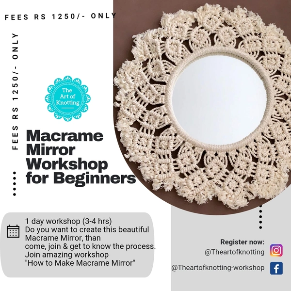 Macrame Mirror Workshop For Beginners