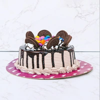 Delicious Oreo Gems Cake - 500 gm