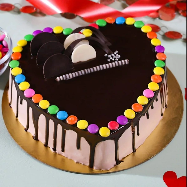 Sprinkled Gems Cake - 500GM