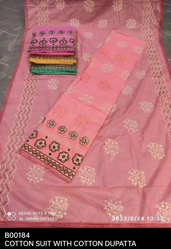  B184 COTTON DUPATTA 