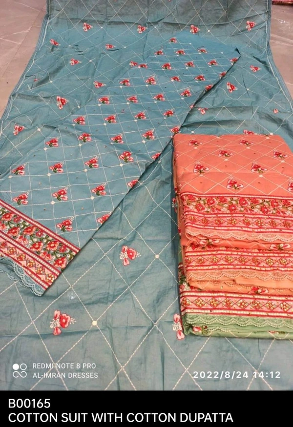 B165 COTTON DUPATTA