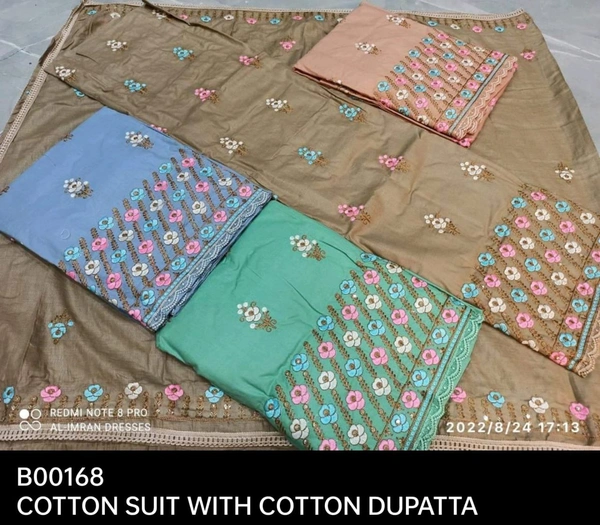B168COTTON DUPATTA 