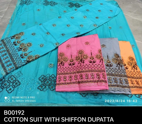 B192 COTTON DUPATTA 