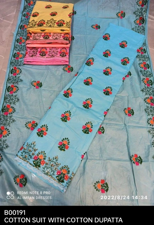 B191COTTON DUPATTA 