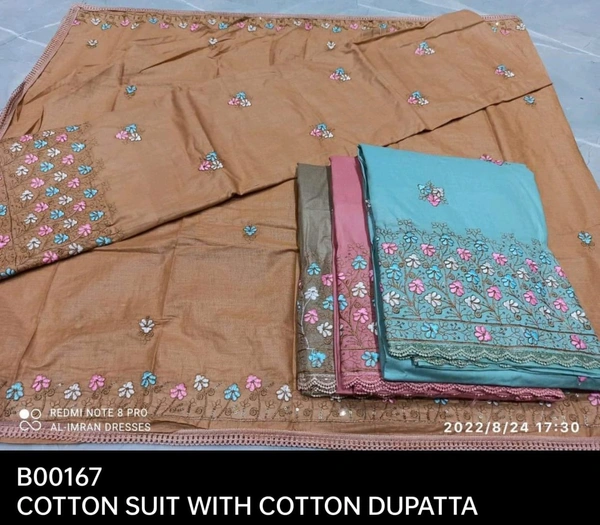 B167 COTTON DUPATTA