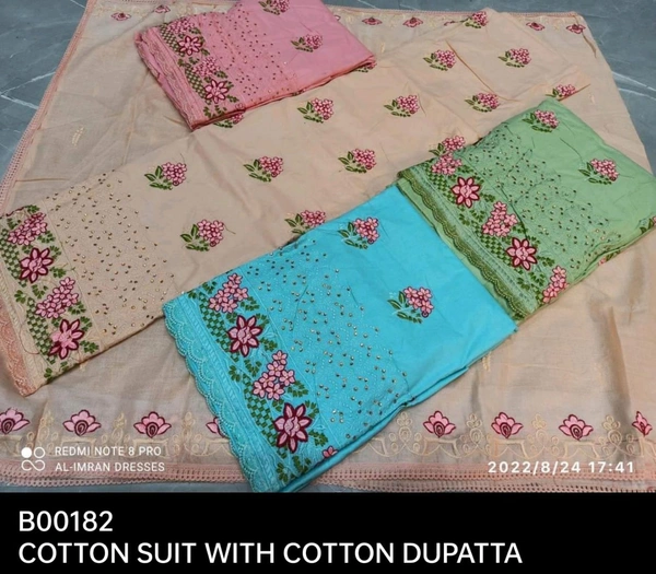  B182 COTTON DUPATTA